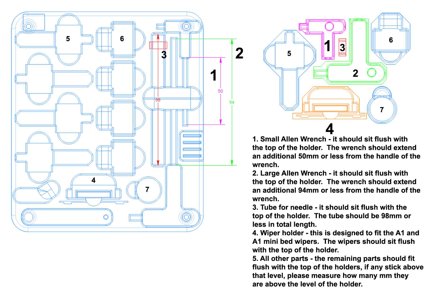 Bambu A1 Spares Kit Test Models work in progress by MyStoopidStuff Download free STL model