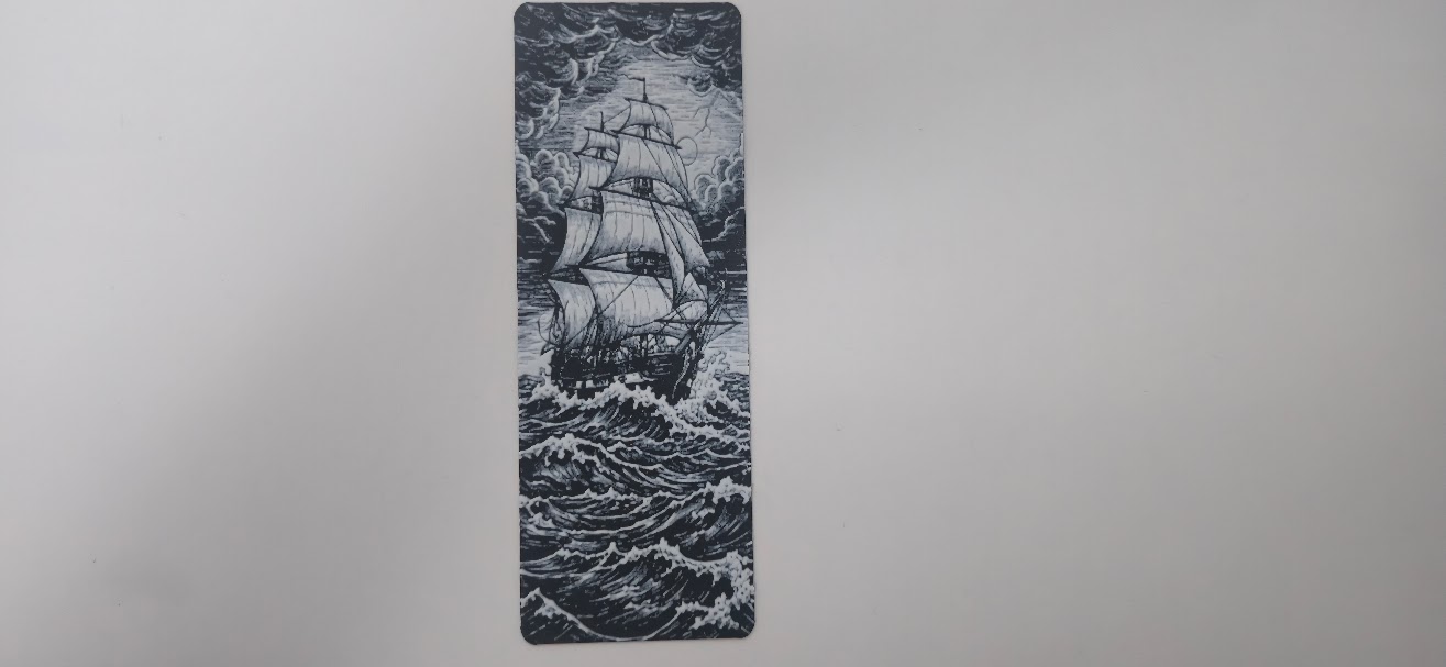 Stormy Seas Galleon Sailing Ship Bookmark