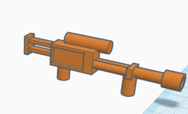 Toy sniper gun 5mm handle