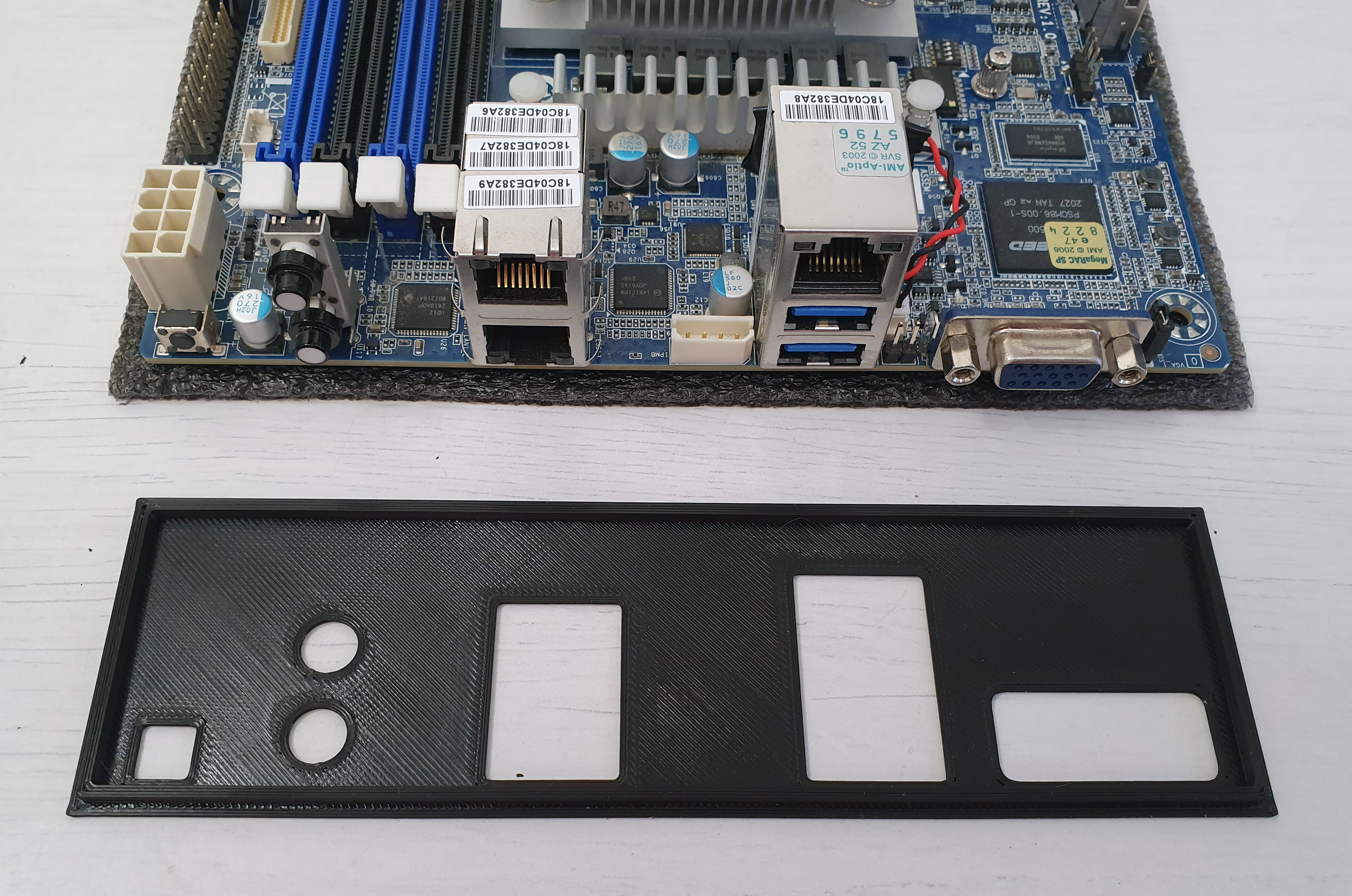 I/O Shield for Gigabyte MJ11-EC0 / MJ11-EC1 by miyconst | Download free ...