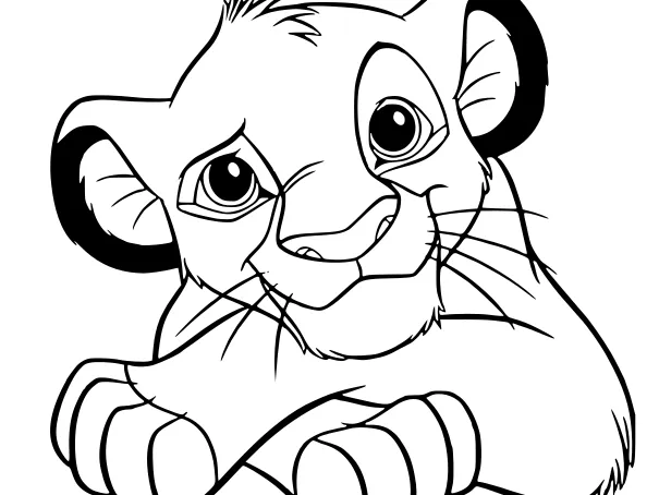 Lion King young Simba