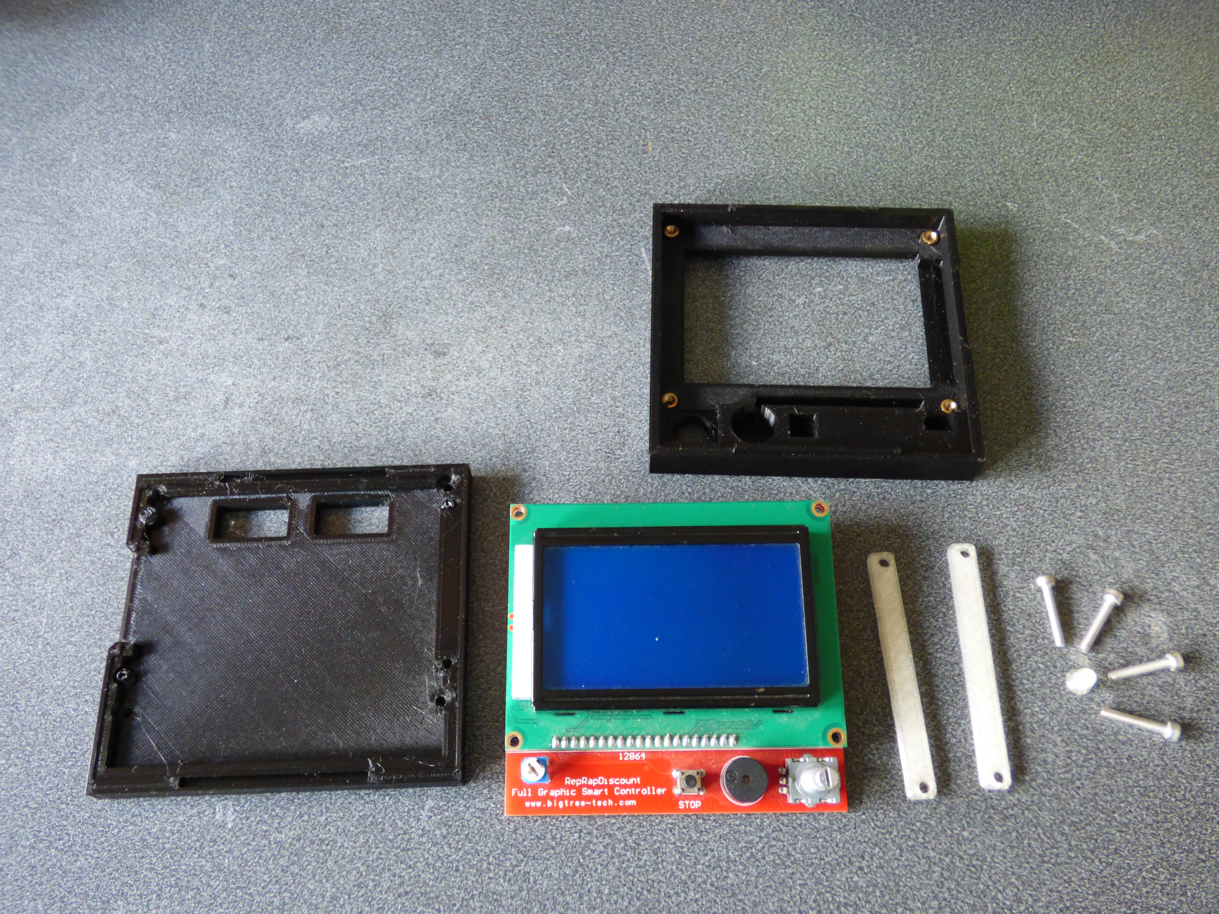 Miniatura 3 do modelo 3D Reprap graphic smart controller case