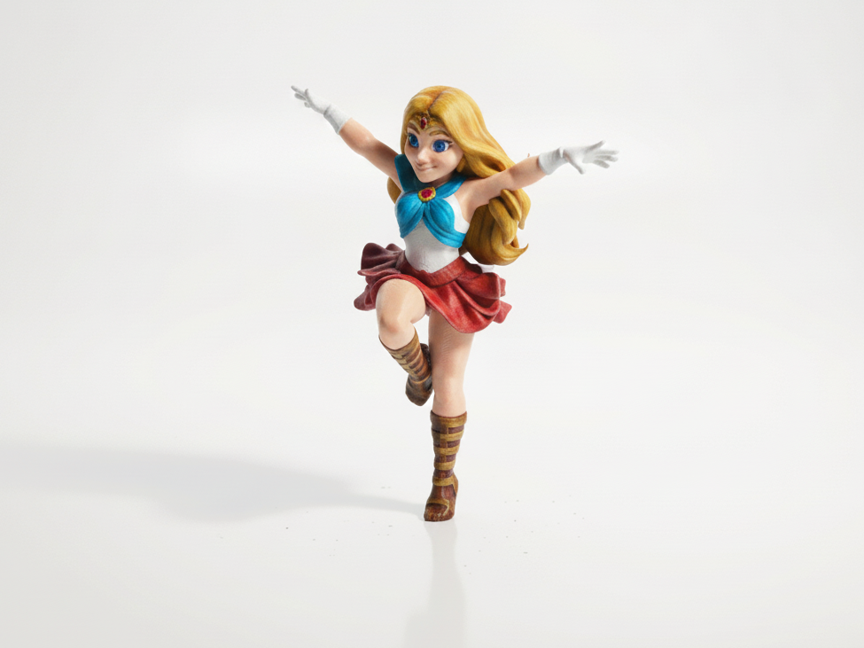 Esmeralda Dancing Figurine Cartoons 3D Printable