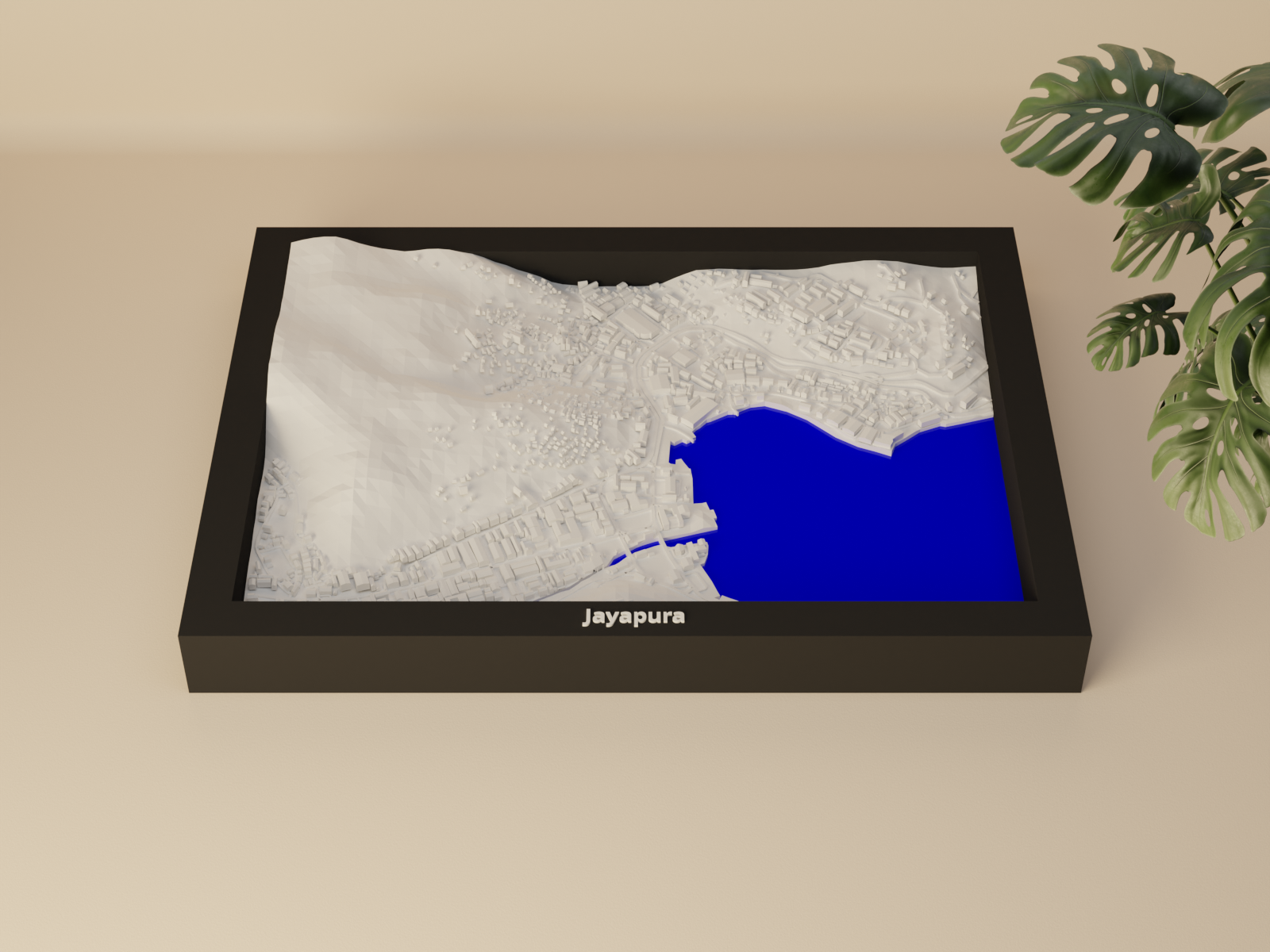 Jayapura, Indonesia - 3D Miniature
