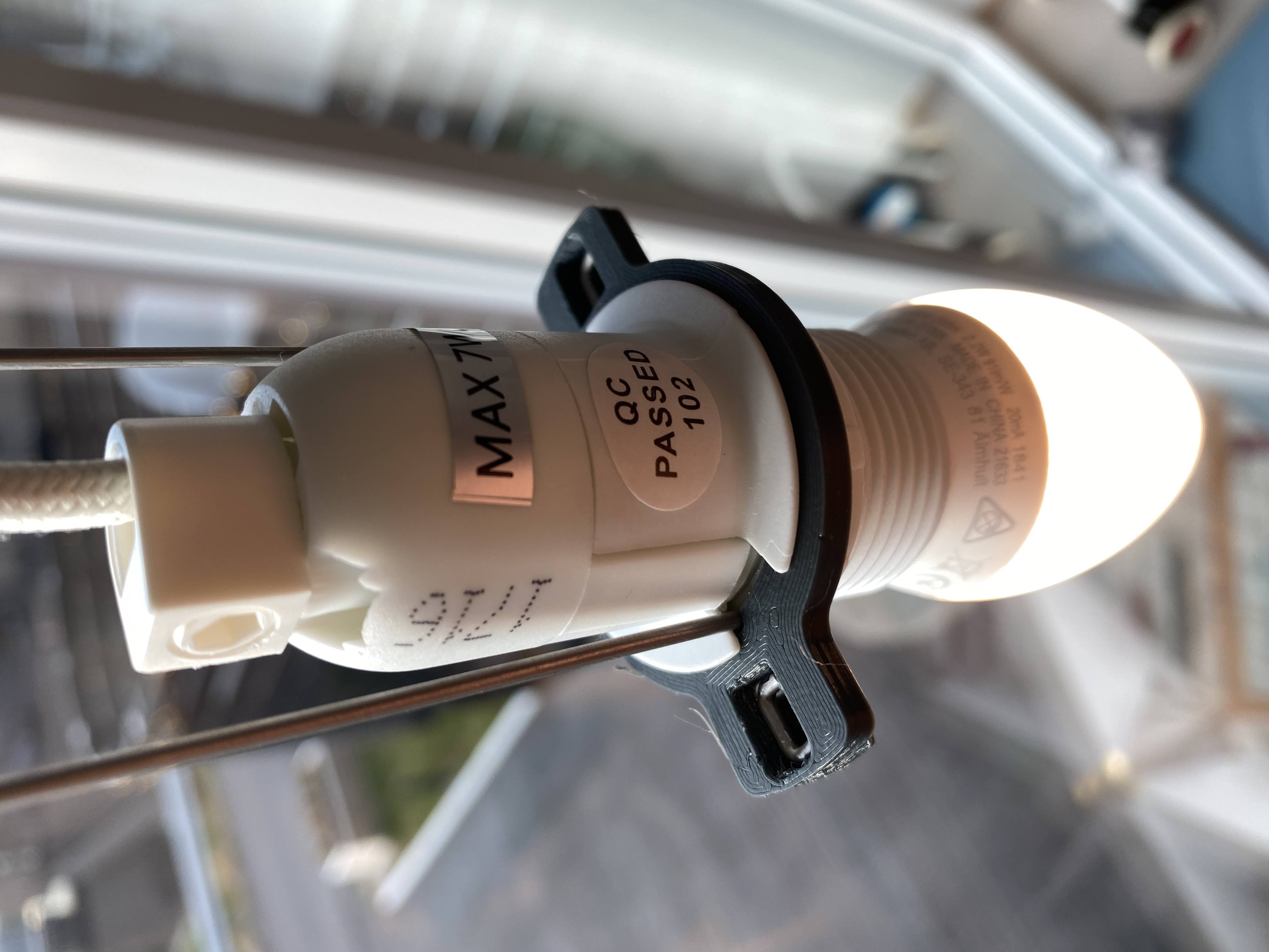 Ikea Stråla Christmas star adapter by Download free STL