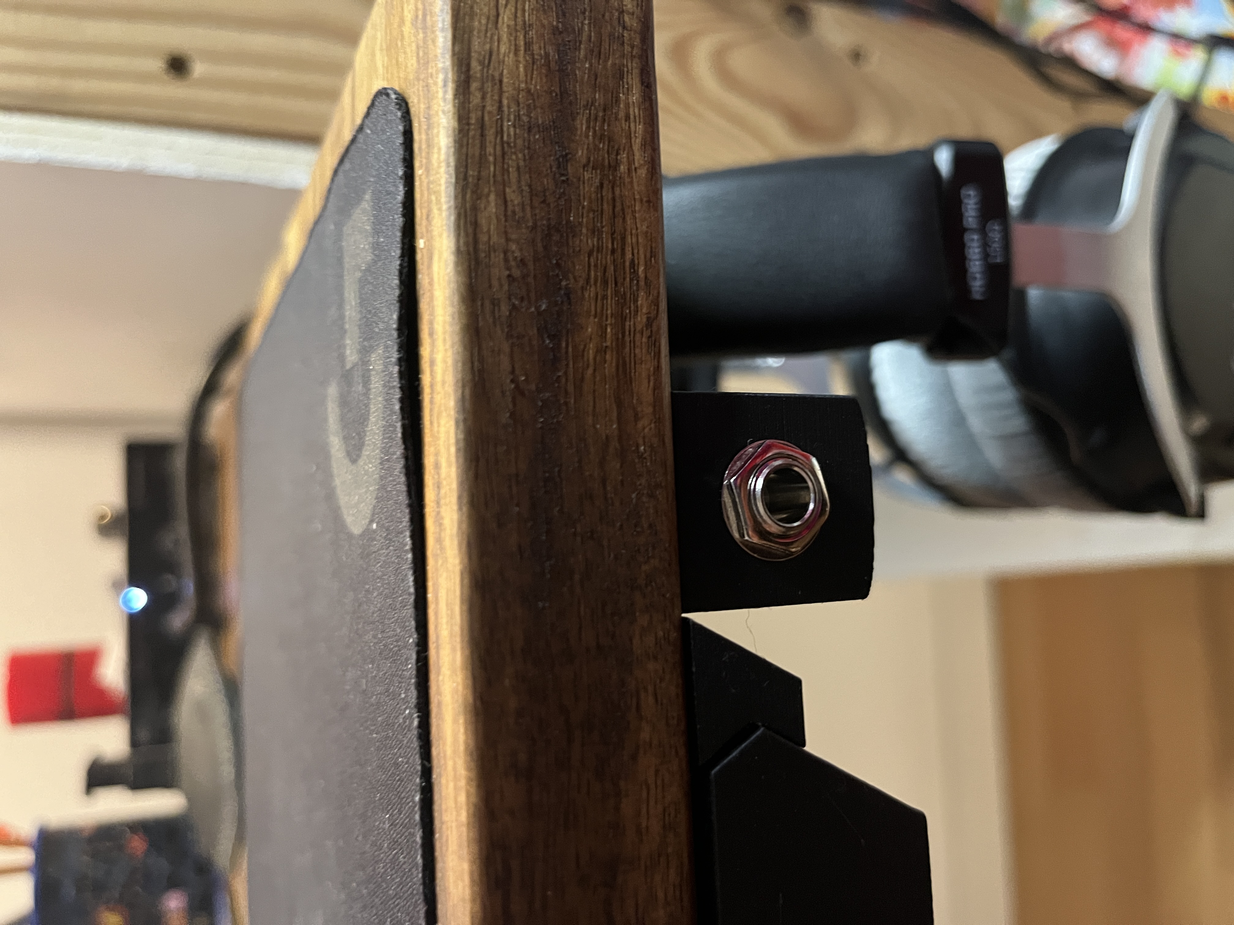 under desk guitar jack holder