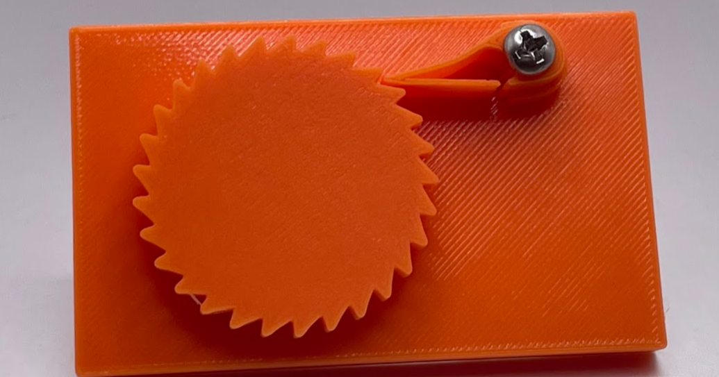 Ratchet and Pawl Compliant Mechanism by PatricktheBiosteamist Download free STL model