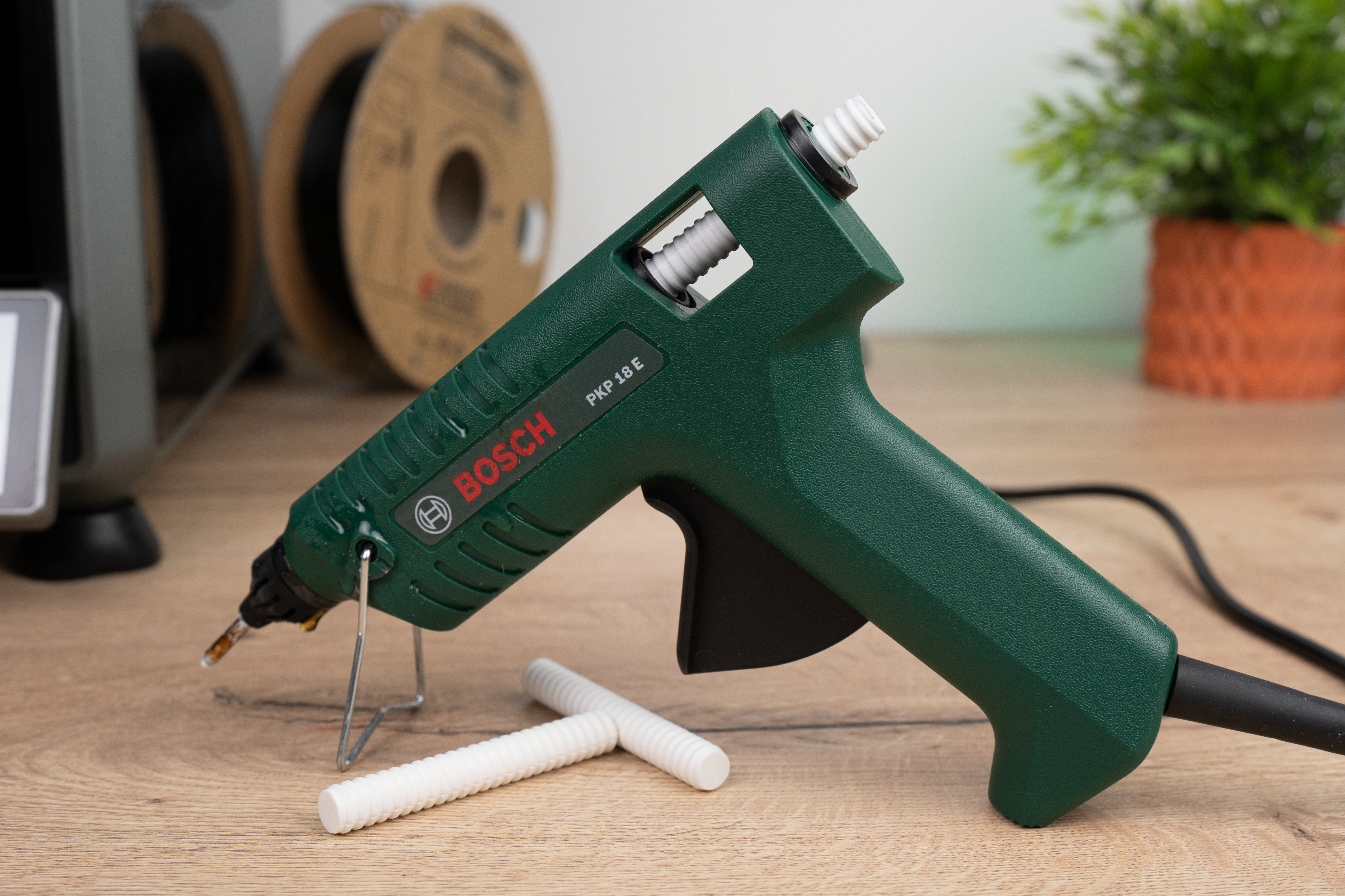 Ribbed Glue Gun Sticks 3D model thumbnail