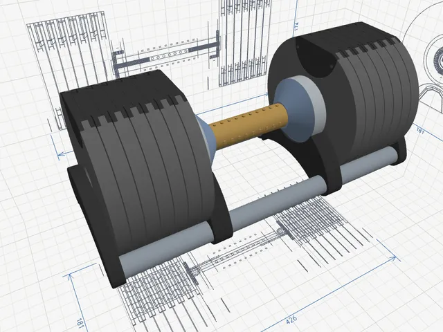 Adjustable dumbbell