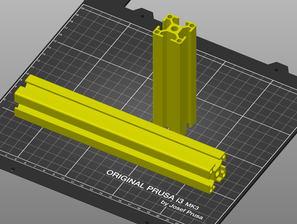 Prusa MK3 MK3S Extrusions