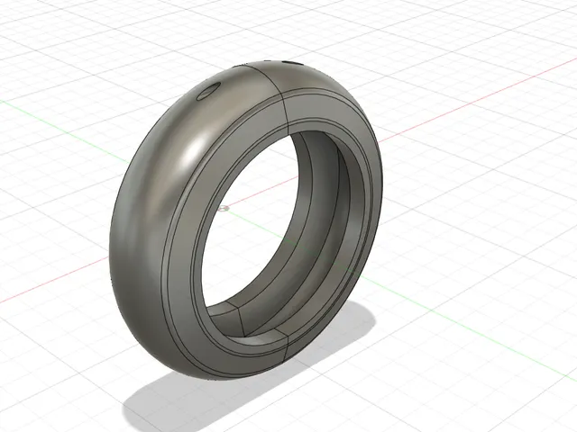 3D printable wheel for SWISS GEAR Trolley Laptop Backpack