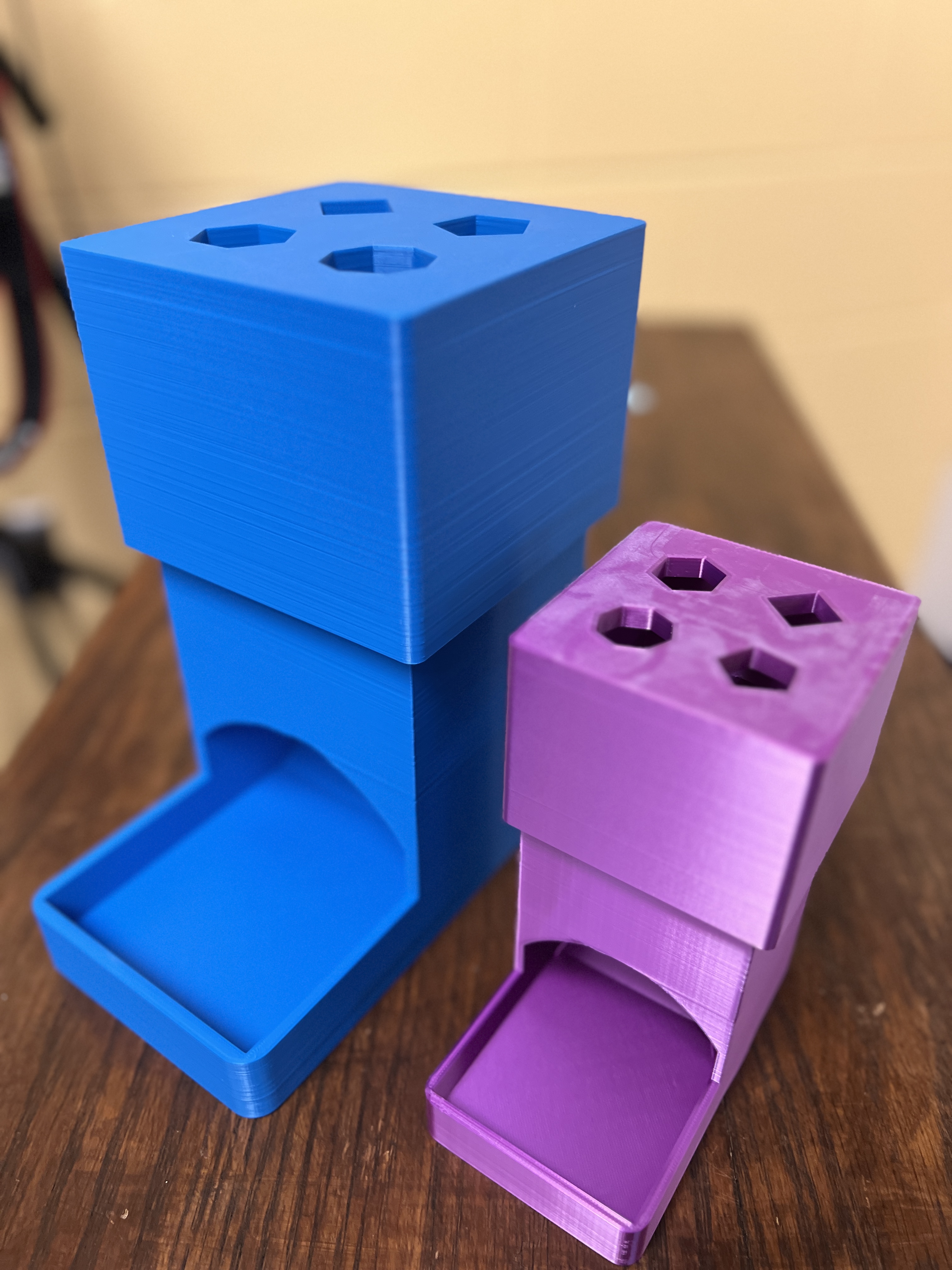 Matching Shape Dice Tower