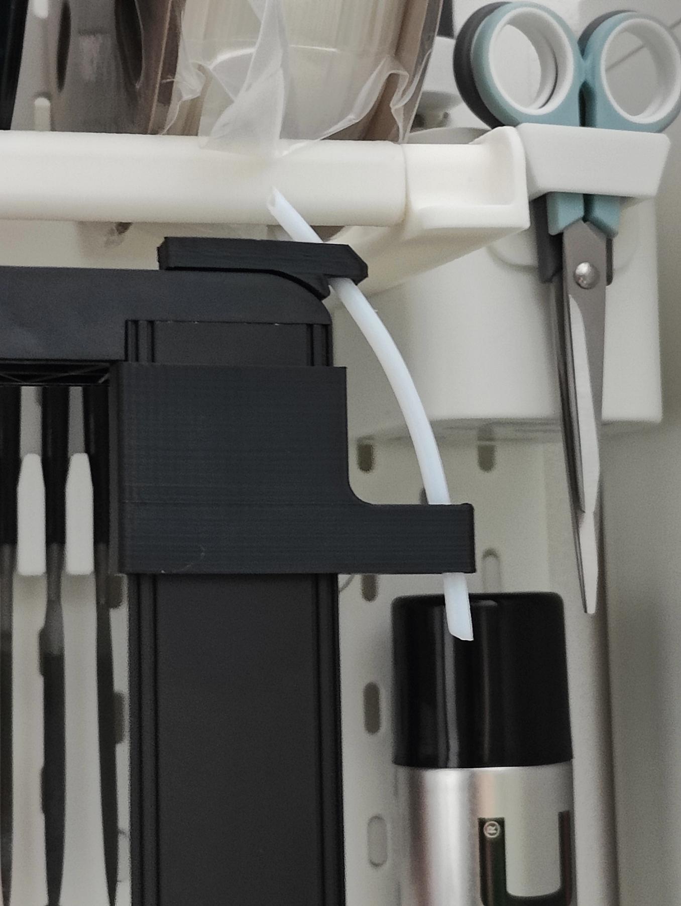 Ender 3 V3 SE/KE PTFE Tube Passthrough Guide - short