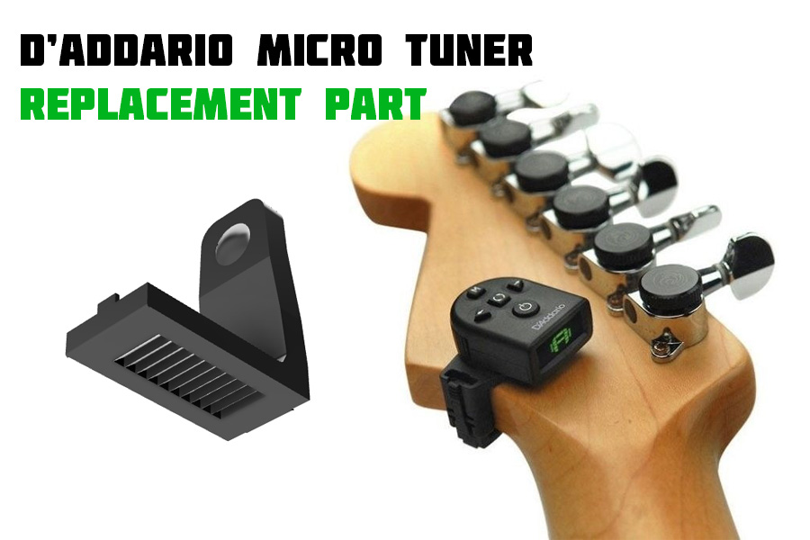 D'addario mini guitar tuner - repair part