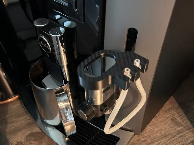 Milchschlauchhalter für die Jura E8 - Holder for the milk tube of the Jura E8