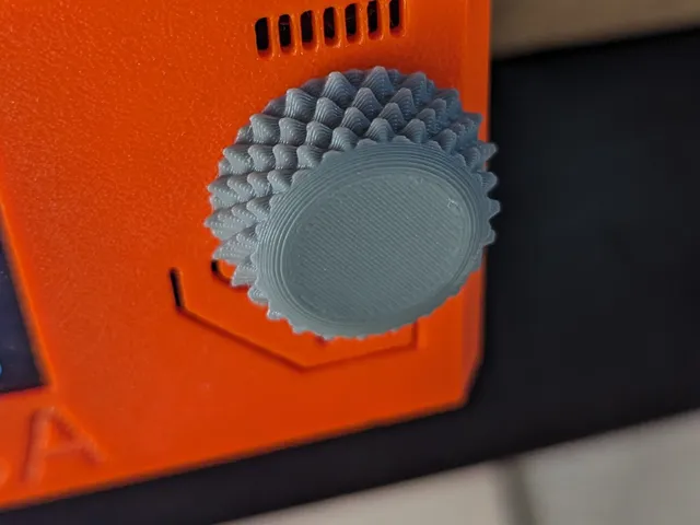 MK3 Knurled Knob With Smooth Upper Edge