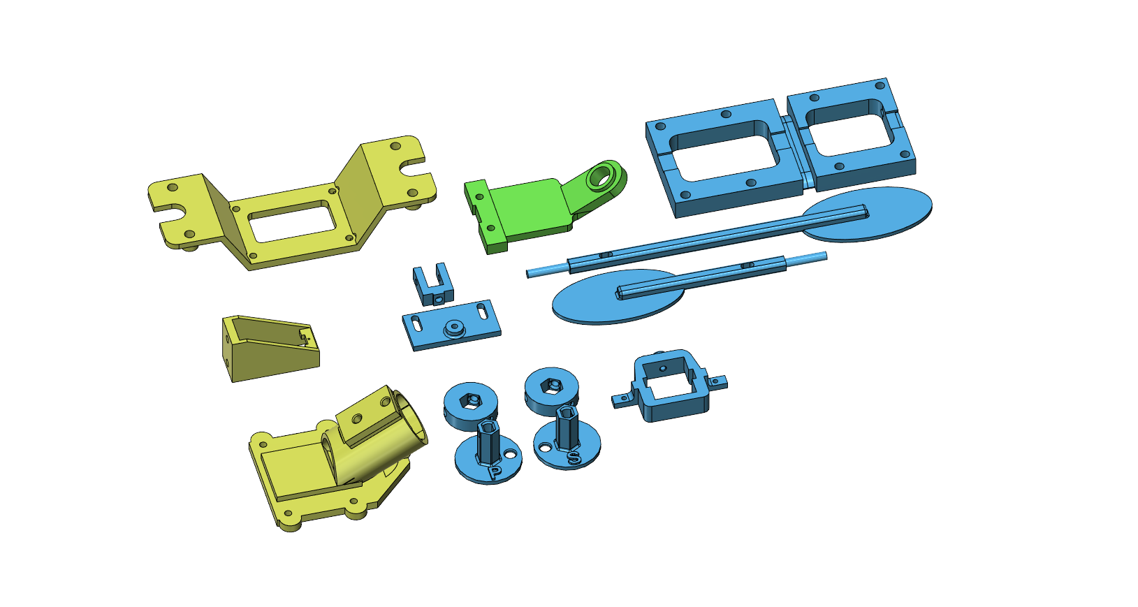 Rowboat Steering Mechanism by Steamboat Ed Download free STL model