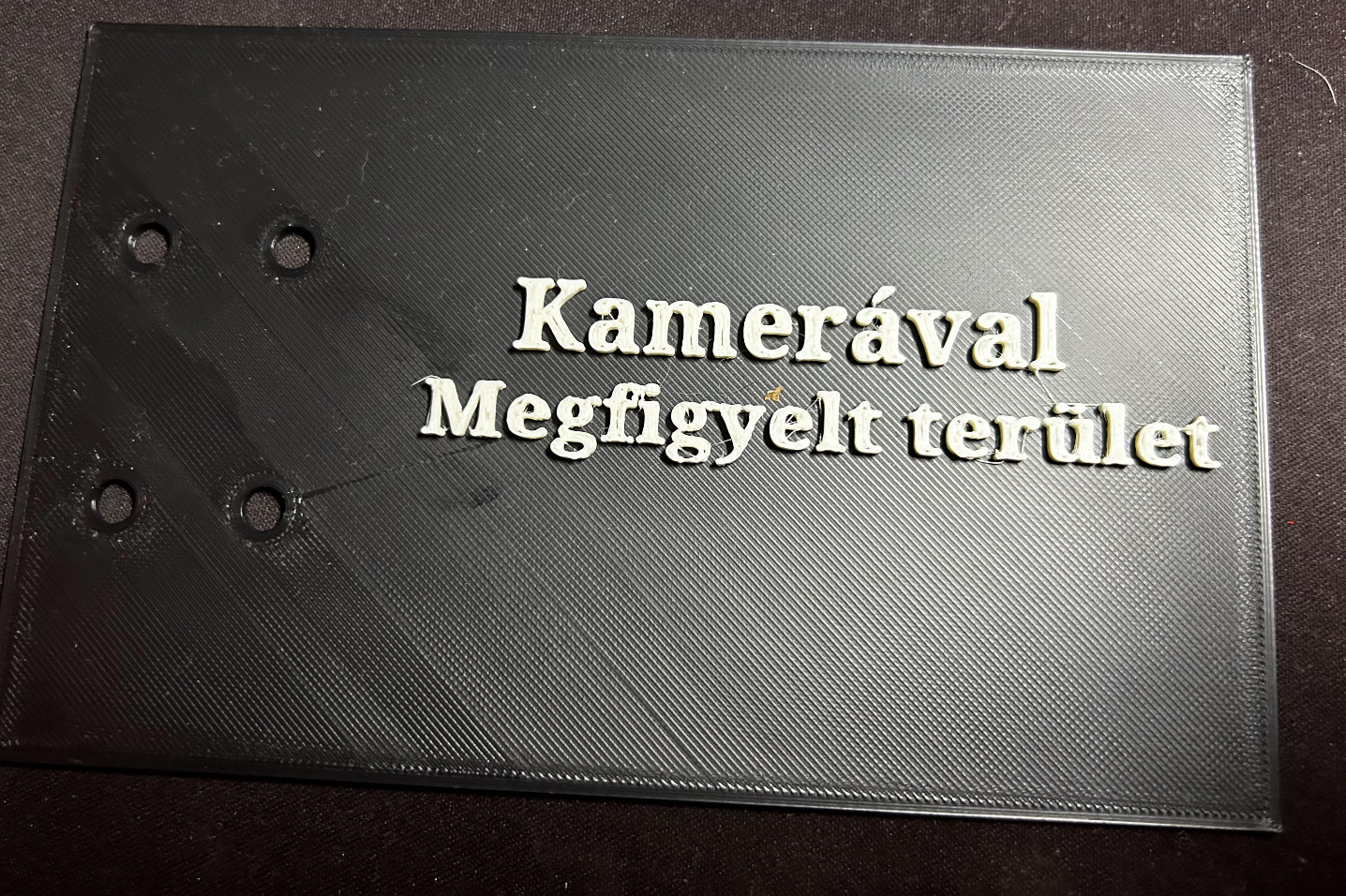 Kamerával megfigyelt terület