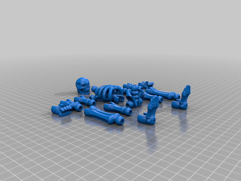 Skeletal Figurine (Must Assemble!)
