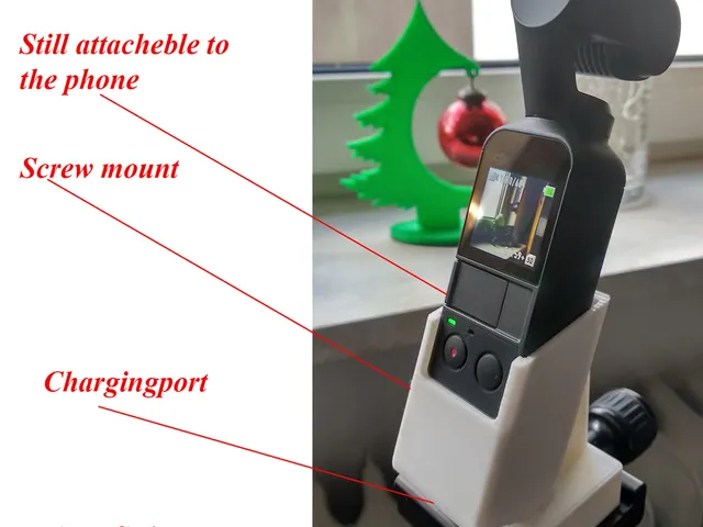 DJi Osmo pocket gimbal tripot gopro mount adapter stand