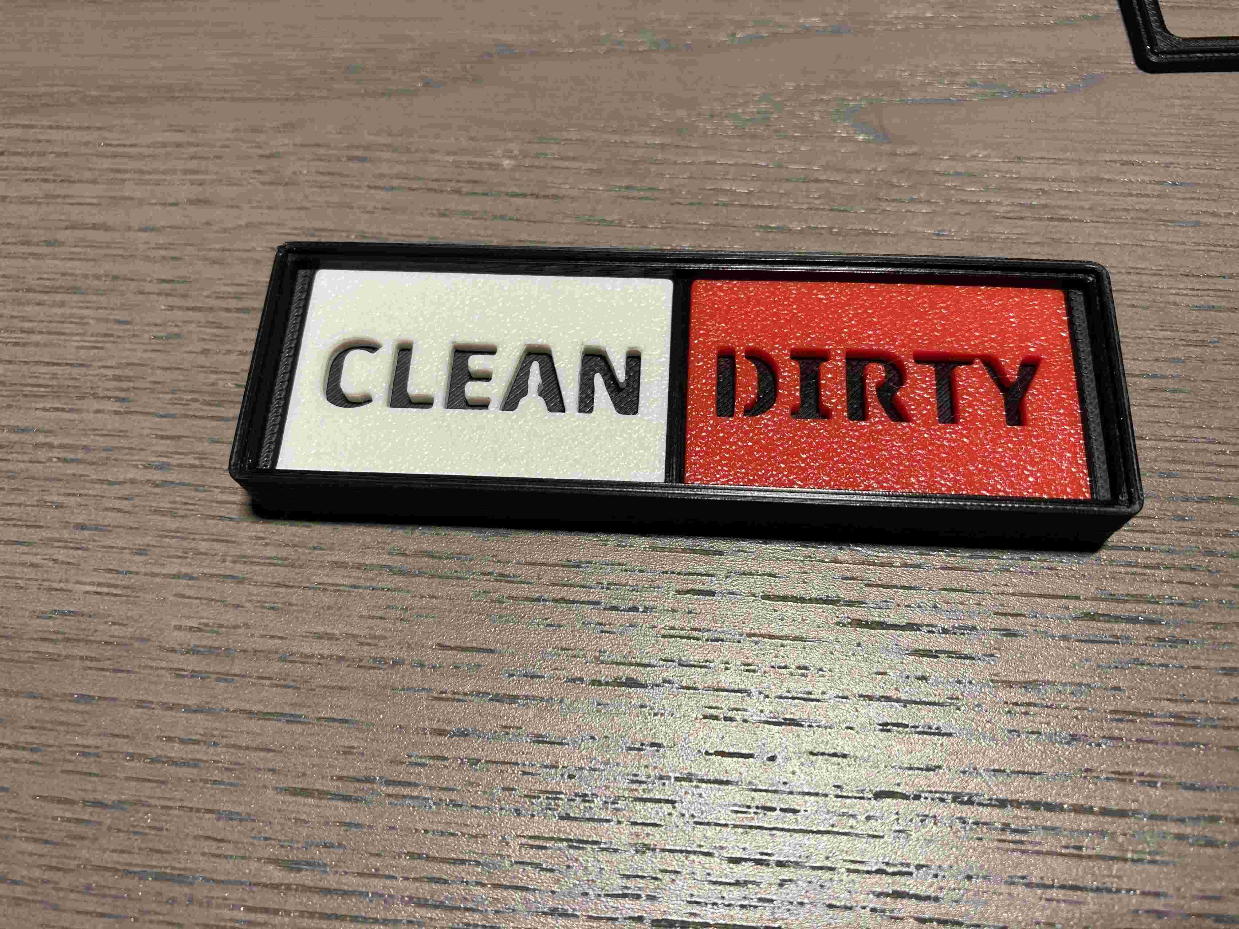 Printess Dishwasher clean/dirty sign por Printess | Descargar modelo STL ...