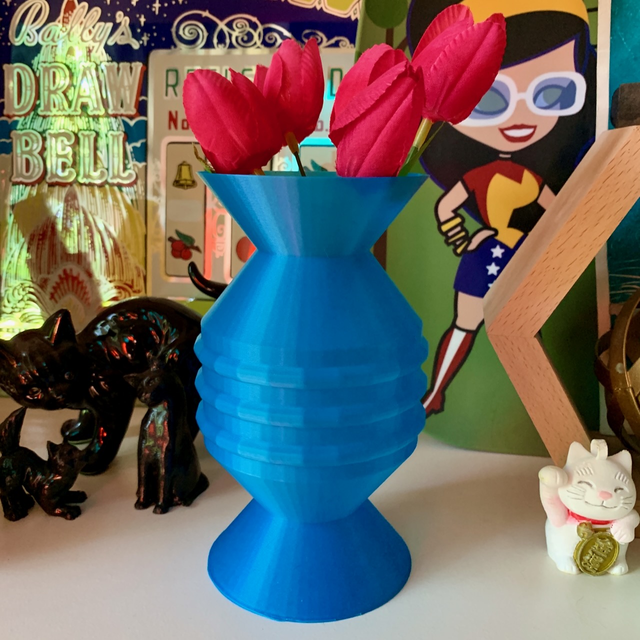 Memphis modern decorative vase 1 (vase mode)