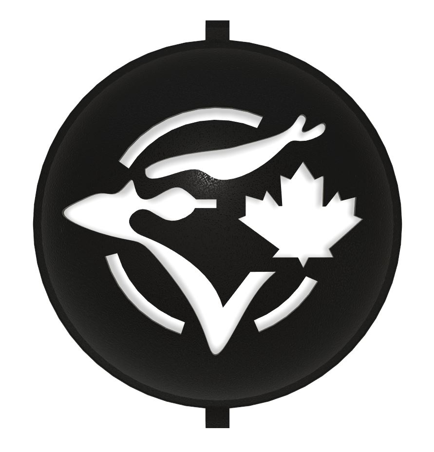 Golf - Golf Ball Stencil - Insert - Baseball - MLB - Toronto Blue Jays - Marker