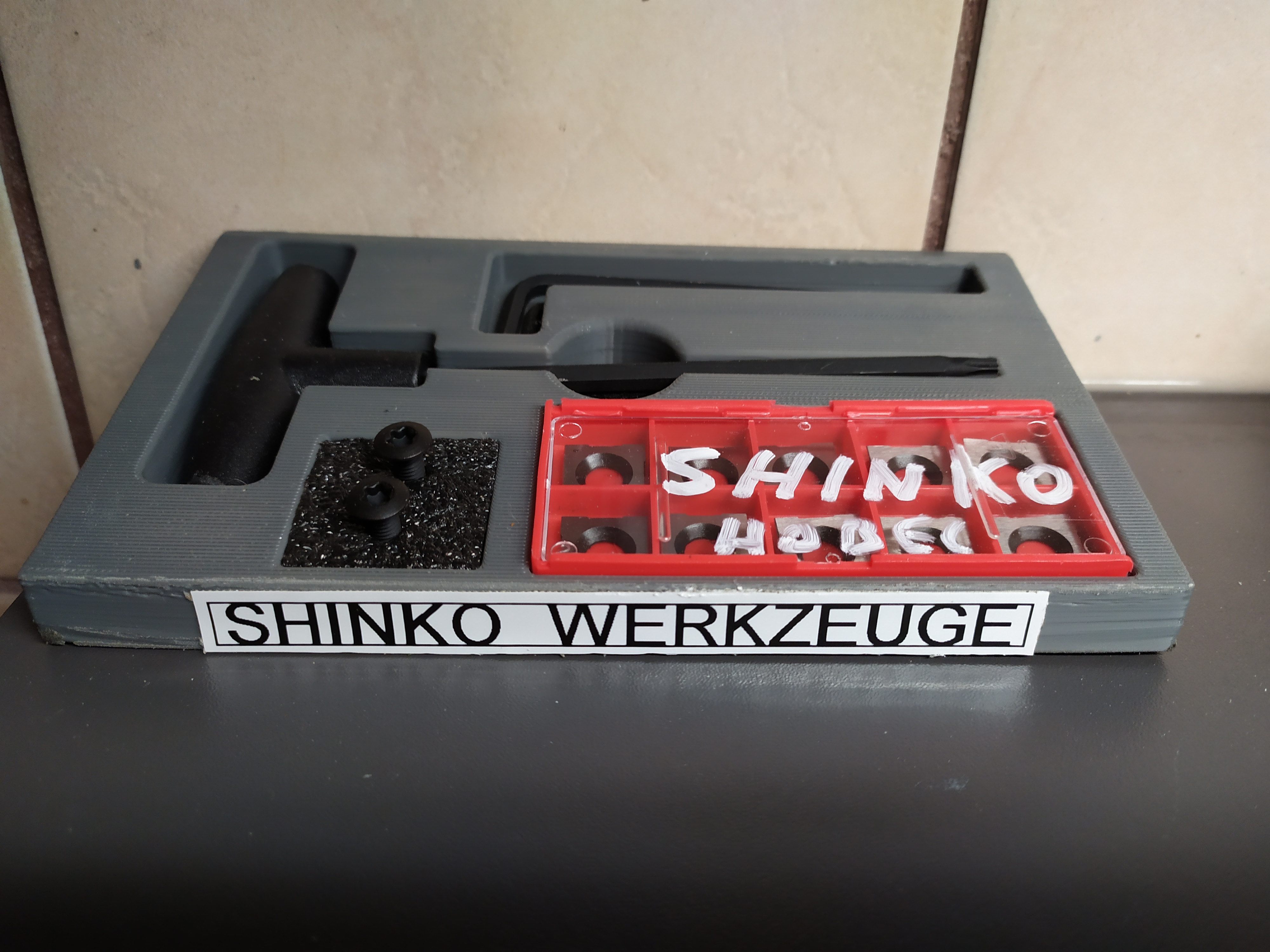 Sortierbox für Maschinenwerkzeuge