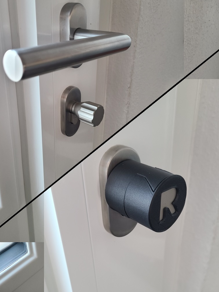 Door Lock Puzzle for Abus EC550 lock(Kid guard)