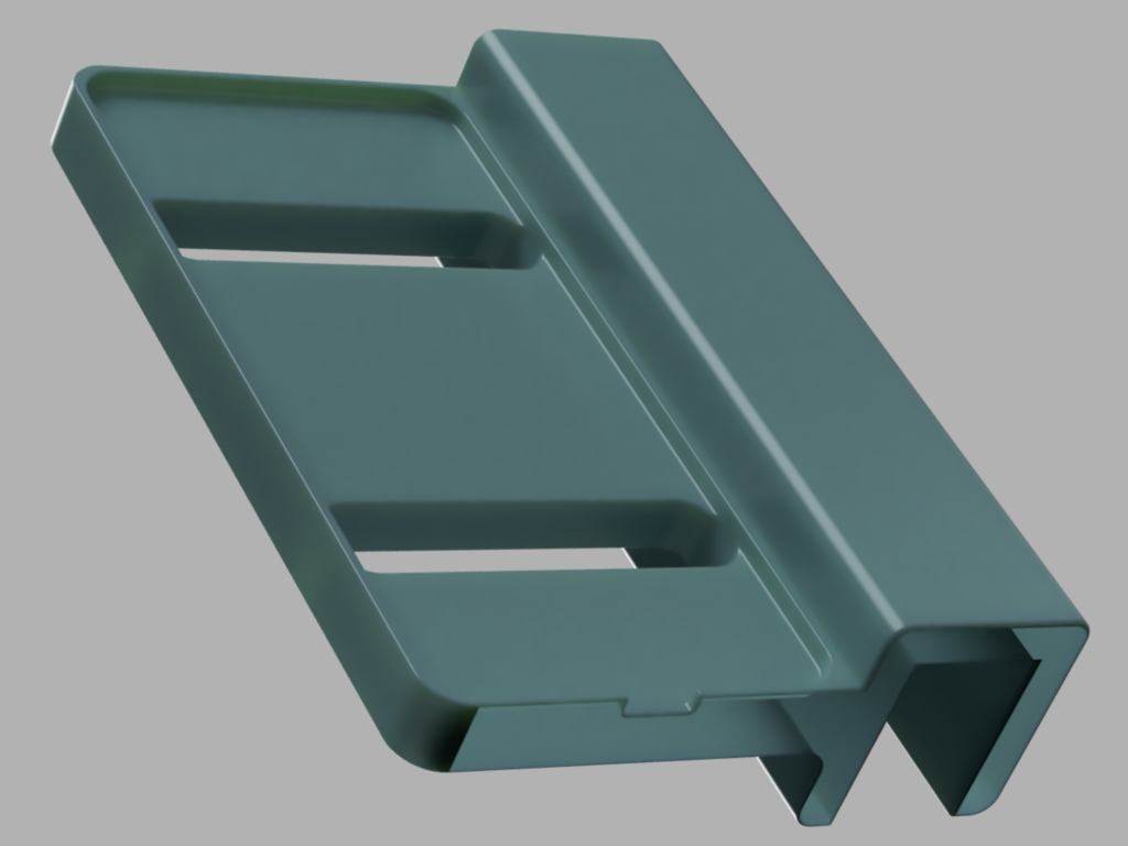 Miniatura 2 do modelo 3D Universal bedside phone shelf