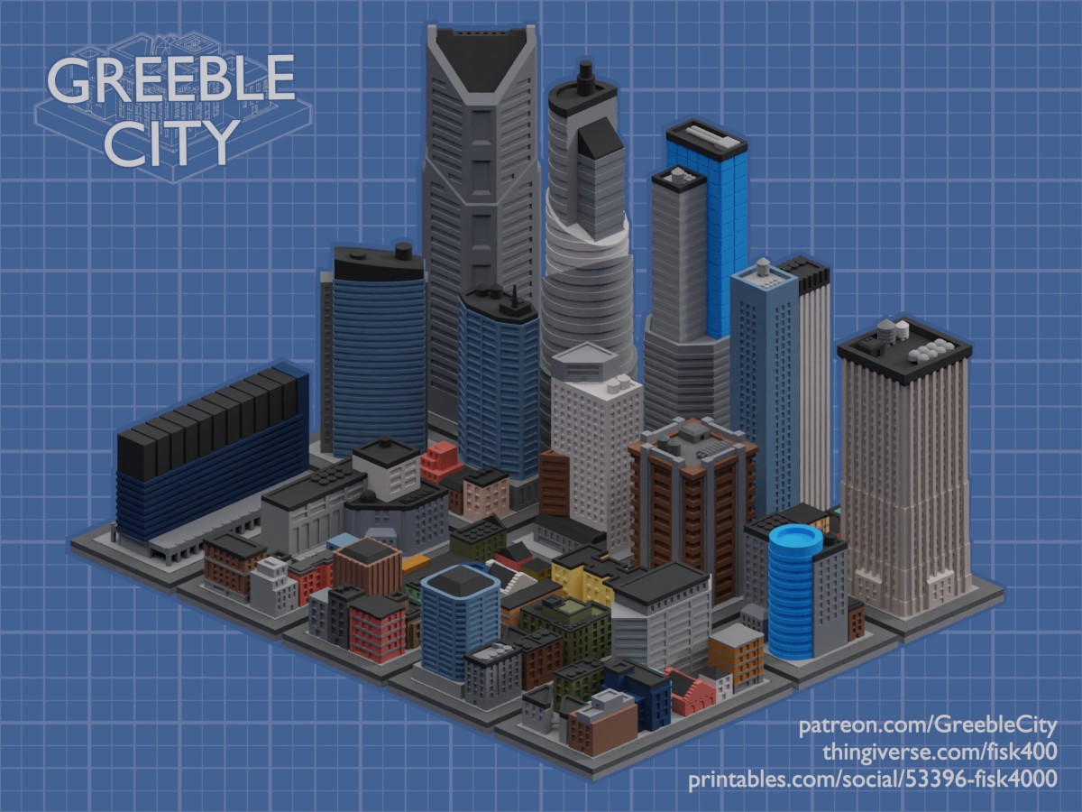 GreebleCity: Set 05 (2024 Version)