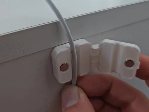 print in place Magnetic cable holder
