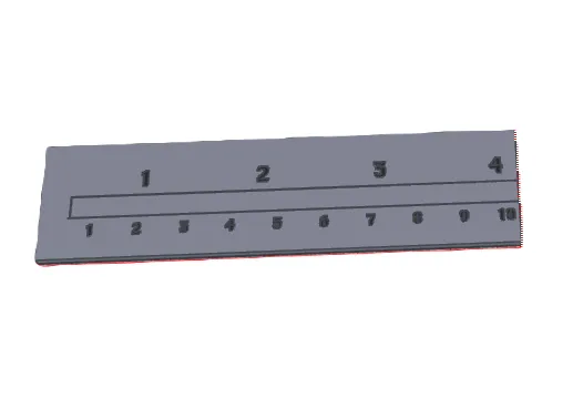 Ruler by Dxmisfn | Download free STL model | Printables.com
