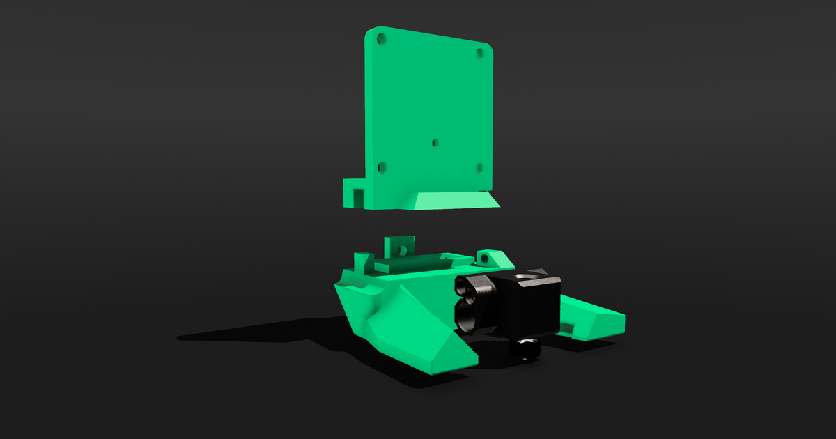 Raise 3d E2 Cooperhead Fan Duct by Proschi 3D | Printables Store