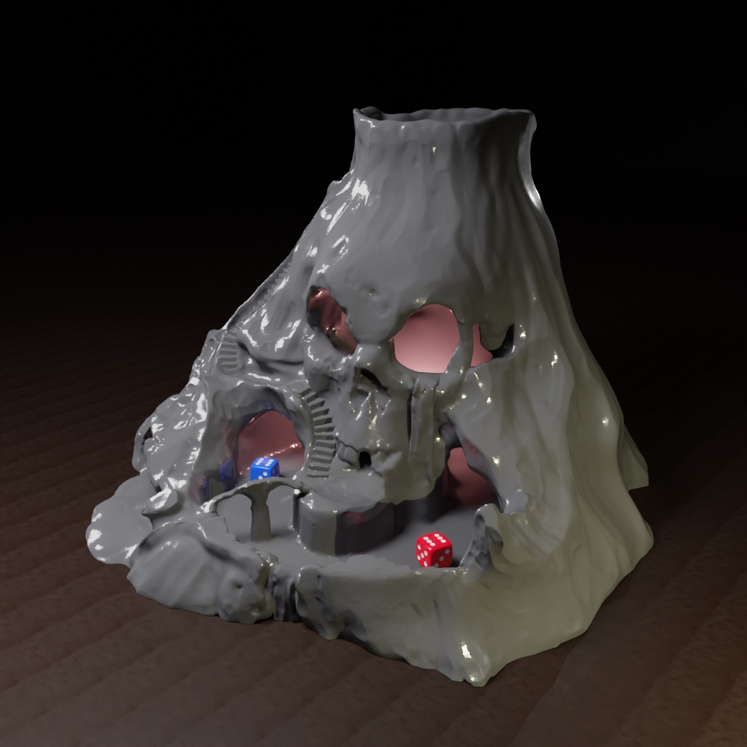 Skull Island Dice Tower