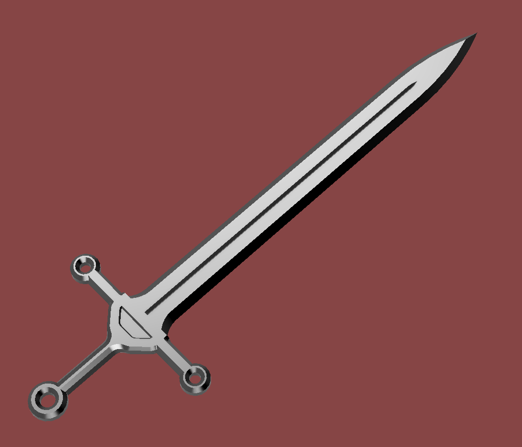 Simple sword - print friendly