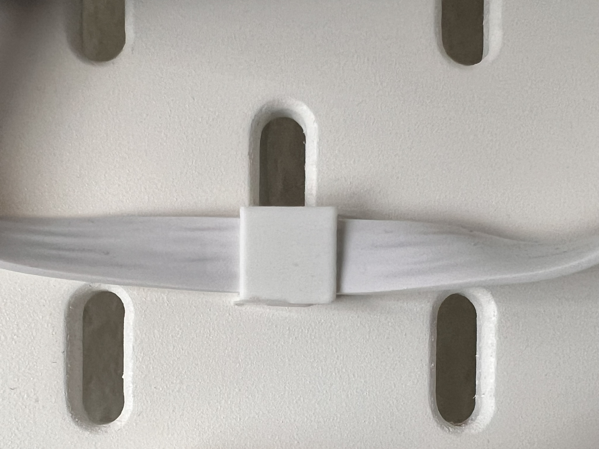 Ikea Skadis horizontal flat cable holder