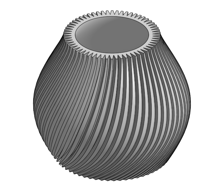 Miniatura 4 do modelo 3D 3 Simple Vases