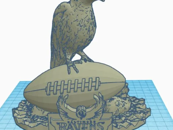 Baltimore Ravens Statue