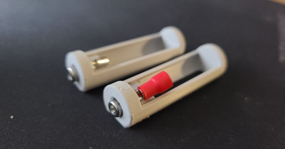 AA Battery Dummy with electrical connection by Surfalex2000 Download