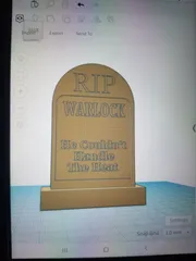 Warlock Tombstone