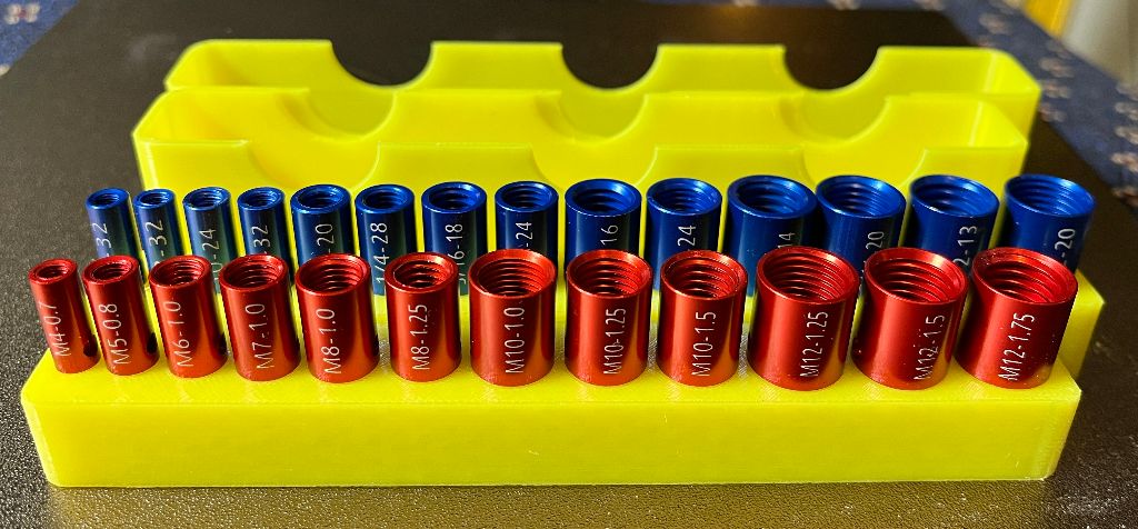 AliExpress Nut and Bolt Thread Tester Holder Case with Lid (SAE and Metric)