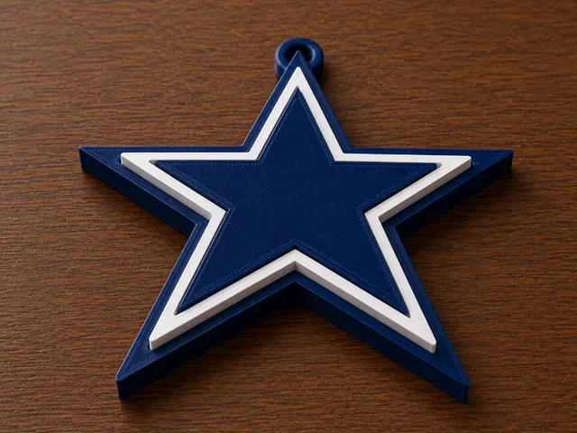 Cowboys Oversized 3D Fan Logo Pendant