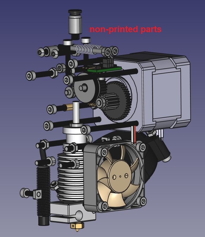 MK3NX extruder — miniatura 3