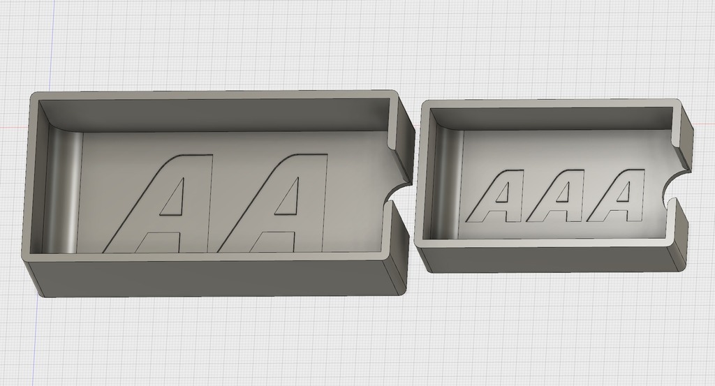 Batteries containers