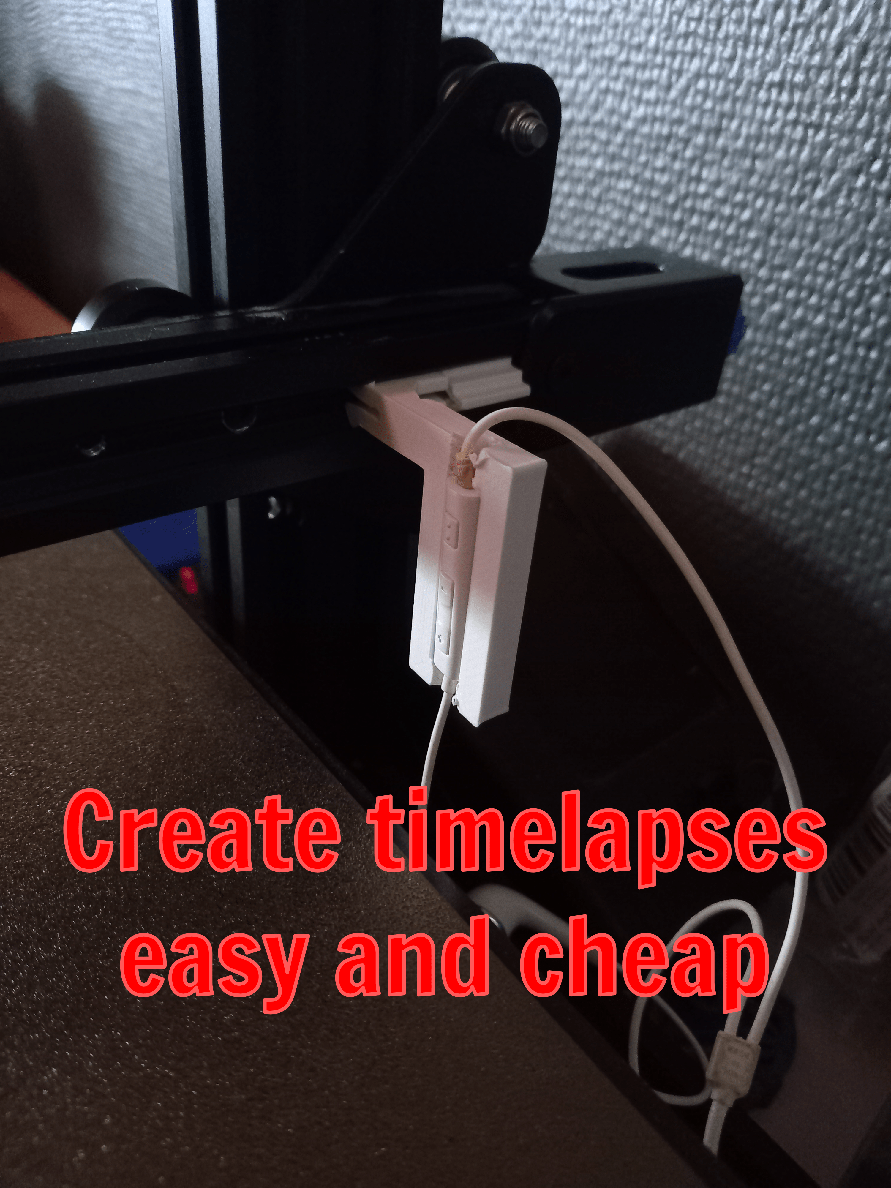 Cheap timelapse upgrader - Works on all printers