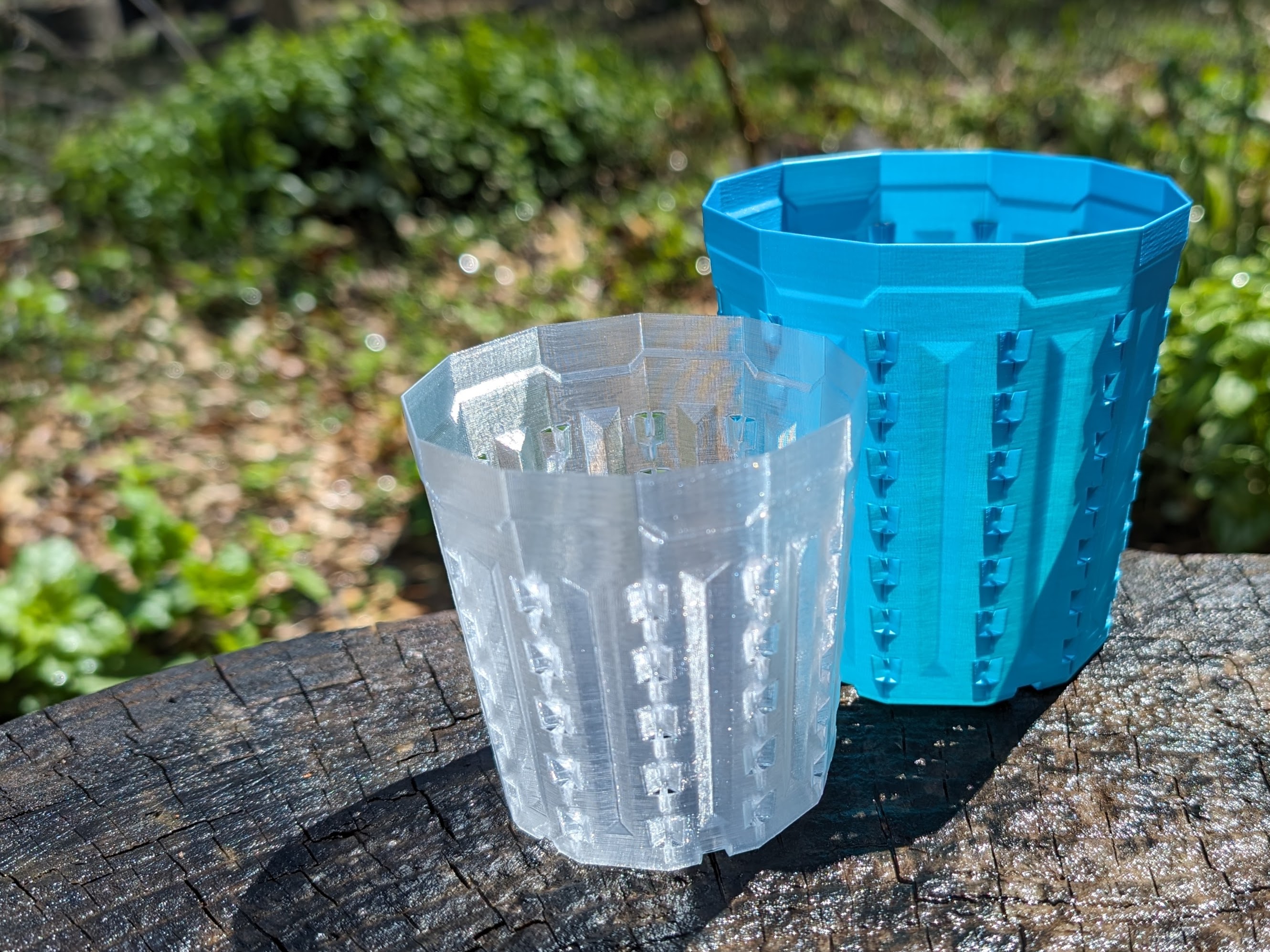 Spiral Vase Air Pruning Cylindrical Pot