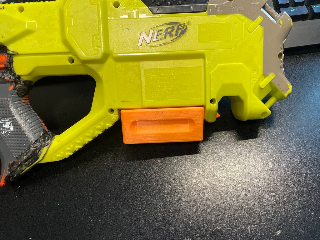 Nerf-Compatible Battery Compartment Magazine