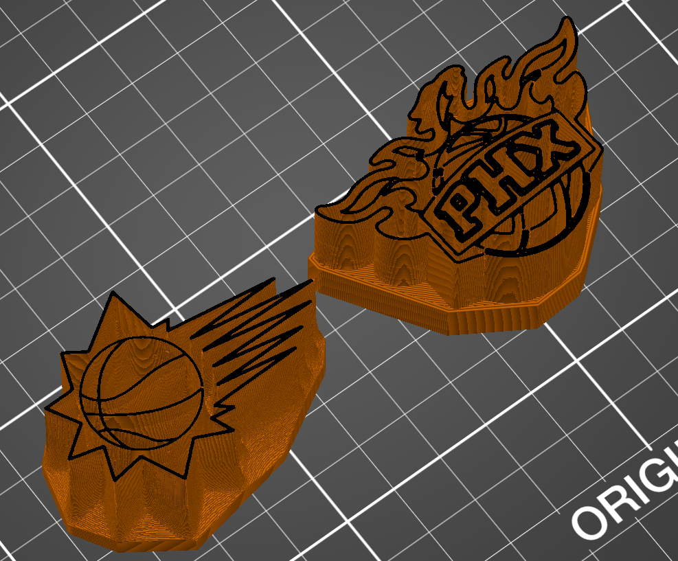 Phoenix suns logo ink presses