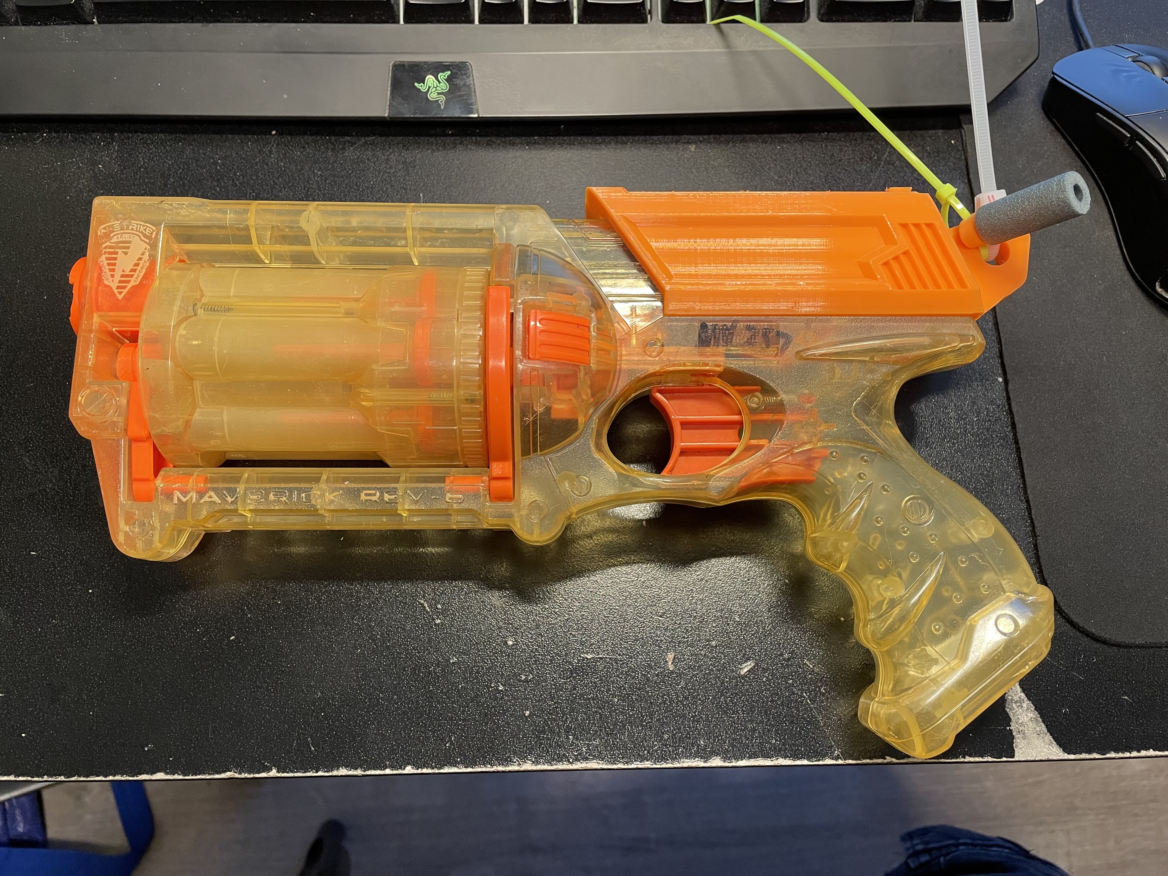 Functional Nerf Maverick Slide Replacement